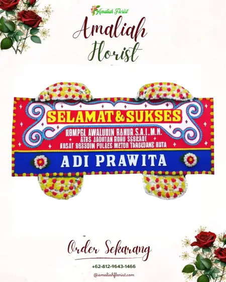 Papan Bunga Ucapan Selamat Kadubelang